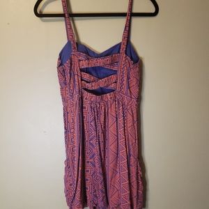 American Eagle dress with criss-crossed back
